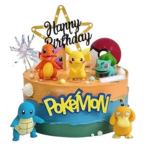 Figurines de gâteau réutilisables Pokemon, lot de 13 pièces - Product Image 1