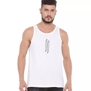 ล่าสุดโรงงานจัดหาโดยตรงสไตล์โลโก้ที่กําหนดเองผ้านุ่มสบายสําหรับยิมออกกําลังกายแขนกุดกล้ามเนื้อผู้ชายเสื้อกล้าม - Product Image 1