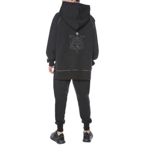 Survêtement Boxy à Capuche pour Homme, Survêtement en Coton Polaire 500 GSM, Ensemble d'Hiver Respirant, Baggy, Surdimensionné, Confortable et Confortable - Product Image 2