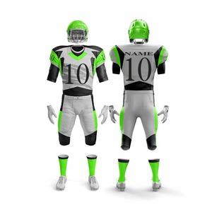 Vêtements de football américain personnalisés Concevez votre club d'équipe sur mesure Maillot de football américain noir vierge de gros - Product Image 5