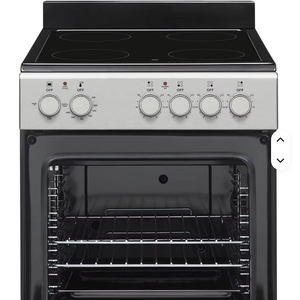 Electric <b>Range</b> and Oven with Vitro Ceramic Cooktop – Inox Stainless Steel, Heavy-Duty Knob Ready to ship - Product Image 1