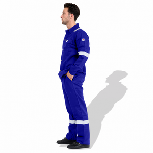 Vente en gros Respirant Huile Gaz Vêtements de Travail Uniforme de Travail Combinaison Ignifuge Vêtements Résistant au Feu Combinaison - Product Image 2
