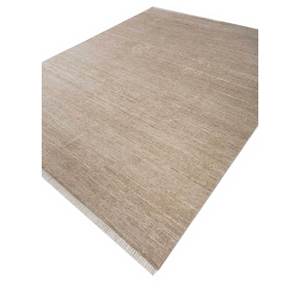 พรมขนสัตว์ถักมือสีน้ำตาลเบจ Viscaya รุ่น AKWL-1723 พรมปูพื้นรูปทรงสี่เหลี่ยมผืนผ้าสีพื้นสำหรับห้องนั่งเล่น ทางเข้าบ้าน และโถงทางเดิน - Product Image 2