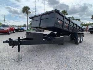 Remorque à benne basculante à trois essieux 7 x 18 à haute productivité avec vérins hydrauliques, composants de transmission et de moteur pour utilisation agricole - Product Image 6