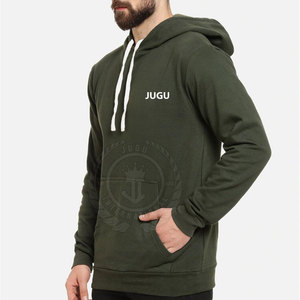 Top vente OEM Service hommes hiver solide 100% coton Hoodies-prix de gros - Product Image 3