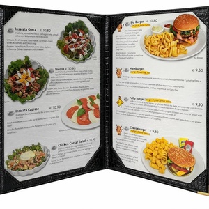 Cubierta de Menú de Cuero Croco para Cafetería, Bar, Restaurante, Hotel, Porta Menús en Formato de Libro, Suministros de Calidad para Restaurantes, Marca NJ - Product Image 2