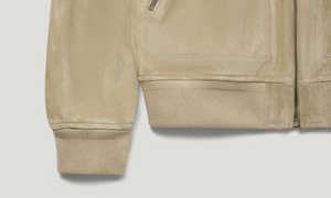 Chaqueta de moda de cuero genuino para hombre de piel de vaca pura tendencia personalizada OEM Full-Grain Napa respaldado Suede venta al por mayor Pakistán disponible - Product Image 6