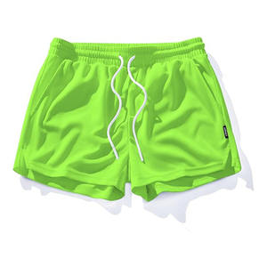 Pantalones Cortos Deportivos de Malla para Hombre, Cintura Media Elástica con Cordón, Antiarrugas, Secado Rápido, 100% Poliéster, Transpirables, Edición 2026 - Product Image 2