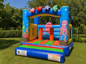 Parque Infantil Inflable Profesional de 3x3x3 m – Casa de Brinco de PVC – Uso Profesional en Interiores/Exteriores – Cumple con las Normas de la UE - Product Image 2