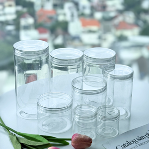 Bocaux de qualité alimentaire en PET de haute qualité Couvercles en aluminium à bouchon à vis à large bouche Bocaux en plastique pour bonbons alimentaires Tinh Dieu Vietnam - Product Image 3