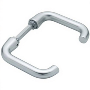 Manillas de Puerta de Aluminio Paris 138L, Eje Cuadrado de 8mm, Sin Rosetas, HOPPE - Product Image 3
