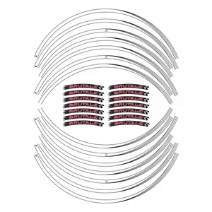 Kit di Strisce Adesive per Cerchioni Moto da 17 Pollici Compatibili con MV Agusta Brutale - Product Image 2