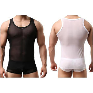 Chaleco deportivo amarillo naranja para hombre, camiseta sin mangas para entrenamiento de gimnasio, ropa deportiva transpirable de secado rápido para correr y entrenar - Product Image 1