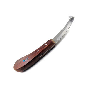 Nouveauté couteau à sabot coupe tranchante manche en bois lames à double tranchant outils de maréchal-ferrant standard Instruments vétérinaires - Product Image 6