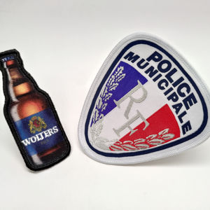 Insignia bordada de moda con logotipo de diseño personalizado, parche tejido duradero, etiquetas de parche de camiseta de fútbol, lavable, alta calidad, cosido, para planchar - Product Image 4