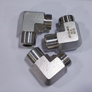 SS316 Stainless Steel Double Ferrule Weld Union Socket Weld/ Butt Weld Male Elbow Tube Fittings