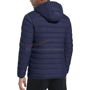 Chaqueta acolchada ligera para hombre de alta calidad, resistente al agua, a prueba de viento y con aislamiento, diseño y bordado OEM personalizado - Product Image 2