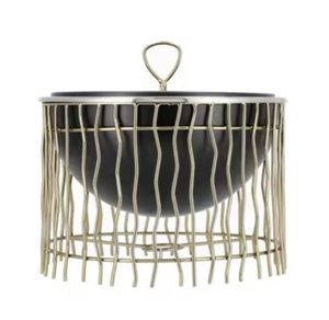 Casserole en métal pleine d'argent la plus vendue chauffe-plats Buffet de fête pour la maison, l'hôtel et le mariage Utilisation du serveur de nourriture - Product Image 3