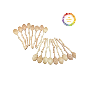 Cucharas de madera dura ecológicas de primera calidad, utensilios de servicio duraderos para cocinas saludables - Product Image 2