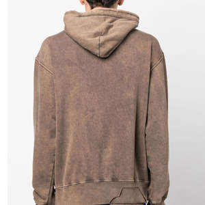 100% Cotton Winter Embroidered Custom Logo Oversized Heavy Weight Vintage Wash Hoodie Man Different Style <b>Hip</b> Hop Design Acid - Product Image 6