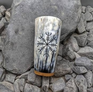 Verre écologique en corne de buffle petites tasses en verre en corne de vaisselle pour l'eau potable vin bière café - Product Image 4