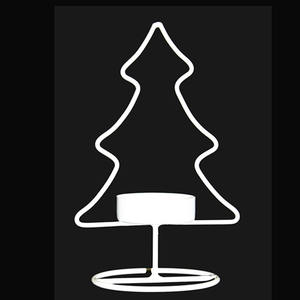 Bougeoir en métal personnalisé Arbre de Noël Design pour la maison Vacances Mariages Décorations de fête Couleurs personnalisées Logos - Product Image 2