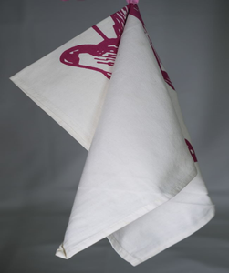 Serviettes de cuisine jetables écologiques en coton biologique 100% faites à la main, séchage rapide, impression personnalisée, design durable - Product Image 1