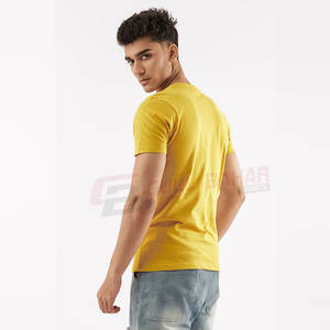 Camiseta de Manga Corta para Hombre, Ligera, 100% Algodón, Personalizable, Transpirable, de Lona, Corte Regular, con Diseño Estampado en la Parte Delantera - Product Image 3