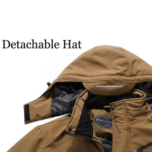 Chaqueta de Esquí de Montaña Personalizada con Capucha y Cremallera, Transpirable, Resistente al Viento, de Secado Rápido, para Hombre - Product Image 3
