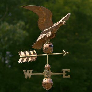 Veletas de cobre con figuras de animales esculpidos para acentos de techo en cabañas graneros cobertizos y otras estructuras Rústicas - Product Image 5