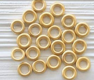 Mejor Precio para Cuentas Ovaladas de 10 mm Chapadas en Oro y Plata, Ideales para la Creación de Joyería, Conectores y Componentes - Product Image 2