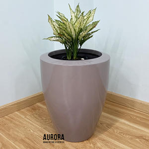 Jardinière en fibre de verre personnalisée, design écologique, finition peinte, trou de drainage, pour la décoration de jardin et de maison – Meilleures ventes - Product Image 5