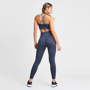 Nuevo Conjunto de Ropa de Yoga para Mujer, al por Mayor, con Logotipo Personalizado, Ecológico, Sólido, Transpirable, Cintura Elástica, Conjunto Deportivo - Product Image 4