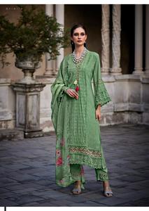 Design imprimé numérique Vêtements de fête pour adultes Kurta Set Muslin and Lace Work collection By Maruti Fashion - Product Image 5