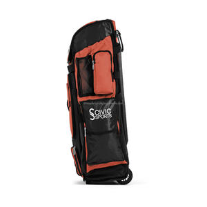 Sac de baseball et softball roulant personnalisé Sac de baseball pour 4 chauves-souris avec espace séparé pour les chaussures Sac d'équipement de voyage étanche personnalisé - Product Image 3