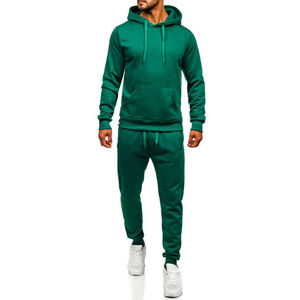 Conjunto deportivo de chándal OEM ODM para Hombre | Traje de gimnasio de dos piezas | Traje de jogging Atlético transpirable | Sudadera de entrenamiento de poliéster - Product Image 2