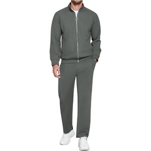 ชุดกีฬาผ้าฝ้ายระบายอากาศได้ดีสำหรับผู้ชายชุดออกกำลังกาย - Product Image 2