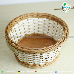 ARTÍCULOS CALIENTES Exportación desde Vietnam Organización sin esfuerzo con cestas de almacenamiento de ratán atemporales con buen precio - Product Image 3