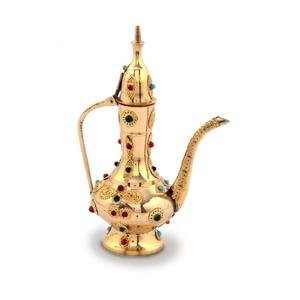 Récipient à eau en laiton, vase à verser, carafe à eau fonctionnelle, pot de table, porte-liquide pour boire de l'eau, style antique, maison - Product Image 4