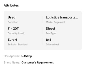 Best!! 6x4 Diesel Tractor Truck Head <b>Prime</b> Mover Heavy Duty Logistics Vehicle With High Horsepower Engine For Freight Haulage - Product Image 5
