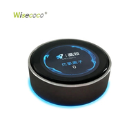 Solution d'écran de thermostat numérique programmable Wi-Fi Wisecoco avec commande par application, écran AMOLED de 1,43 pouce, bouton intelligent pour la maison