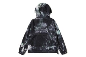 Meilleure qualité 100% Nylon Tie Dye veste décontractée coupe-vent respirant avec logo personnalisé col montant étanche année 2025 - Product Image 5