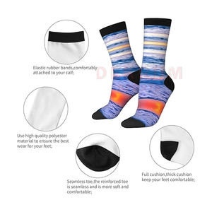 ถุงเท้ากีฬาสำหรับผู้ชายและผู้หญิงคุณภาพสูงถุงเท้าจับแบบกำหนดสีเองขนาด - Product Image 6