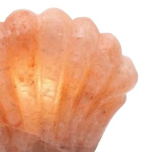Lampe en coquille de coquillage de sel rose, lumière nocturne en pierre naturelle, lampe en sel artisanale pour la décoration de la maison, relaxation - Product Image 2