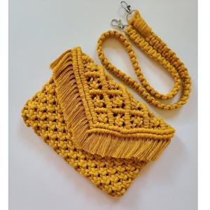 Bolso de mano de macramé de calidad superior Monedero de mano de macramé de diseñador con eslinga para fiesta y función a precio mayorista - Product Image 2
