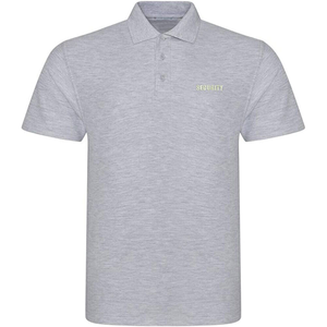 Uniformes de sécurité unisexe pour hommes Nouveau polo gris à manches courtes avec patch brodé pour l'été imprimé - Product Image 1