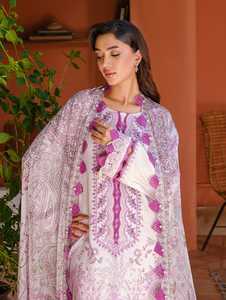 Nuevo diseño pesado bordado algodón Lino paquistaní Salwar Kameez vestido para mujeres indio paquistaní vestidos casuales de Pakistán - Product Image 2