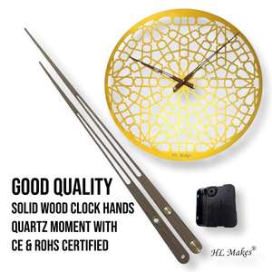 Reloj de pared decorativo, nuevo diseño, geométrico sagrado, Rosa cuadrada, arte geométrico, 60CM, diseño único - Product Image 2