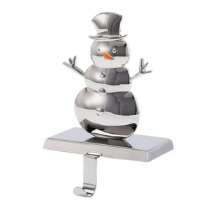 Figurine décorative bonhomme de neige Accent de vacances mignon pour table de noël pièce maîtresse étagère affichage maison d'hiver ou décor d'événement festif - Product Image 1