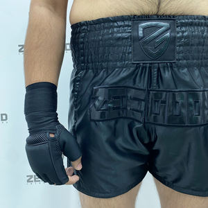 Short de combat de boxe Muay Thai MMA unisexe en polyester de qualité supérieure 100% avec logo personnalisé, style décontracté, solide et écologique - Product Image 5